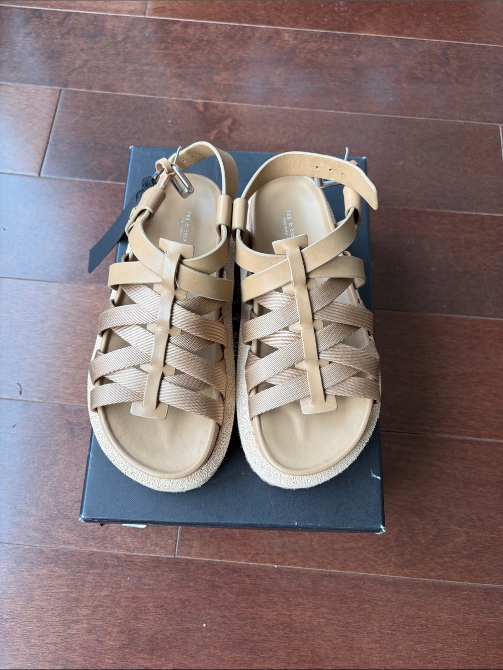 Rag & Bone Park sandals size 37 us size 7 in biscotti color